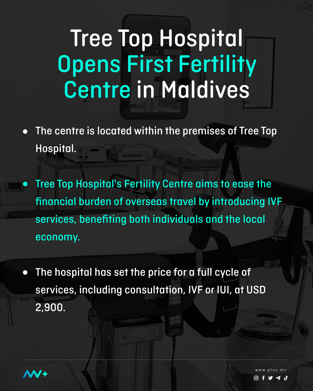 Tree Top Hospital Opens First Fertility Centre in Maldives MV+