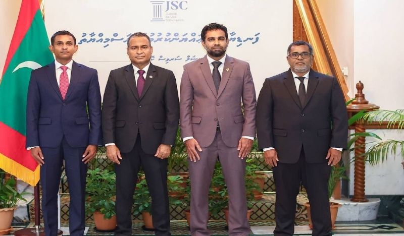 The oath-taking ceremony for judges held on Saturday evening. | Photo: NNA