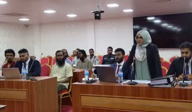 The retrial hearing in the murder case of blogger Yameen Rasheed held on 16 February 2026.